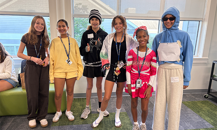 Middle---Movie-Night-Monday Middle Schoolers dress up as movie characters